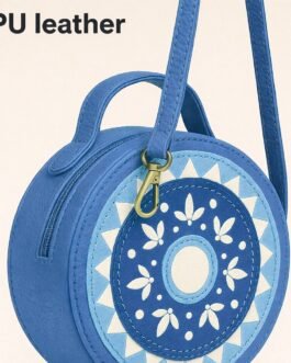 Handcrafted Kutch Mud Work- Round Sling Bag
