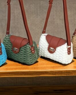 Handcrafted Woven Crossbody Bag