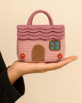 Handmade Woven Hut Crochet Bag