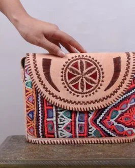 Indian kutchh Antique Rectangle Bucket - The Sling