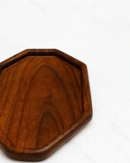 Octagonal Wooden Serving Tray