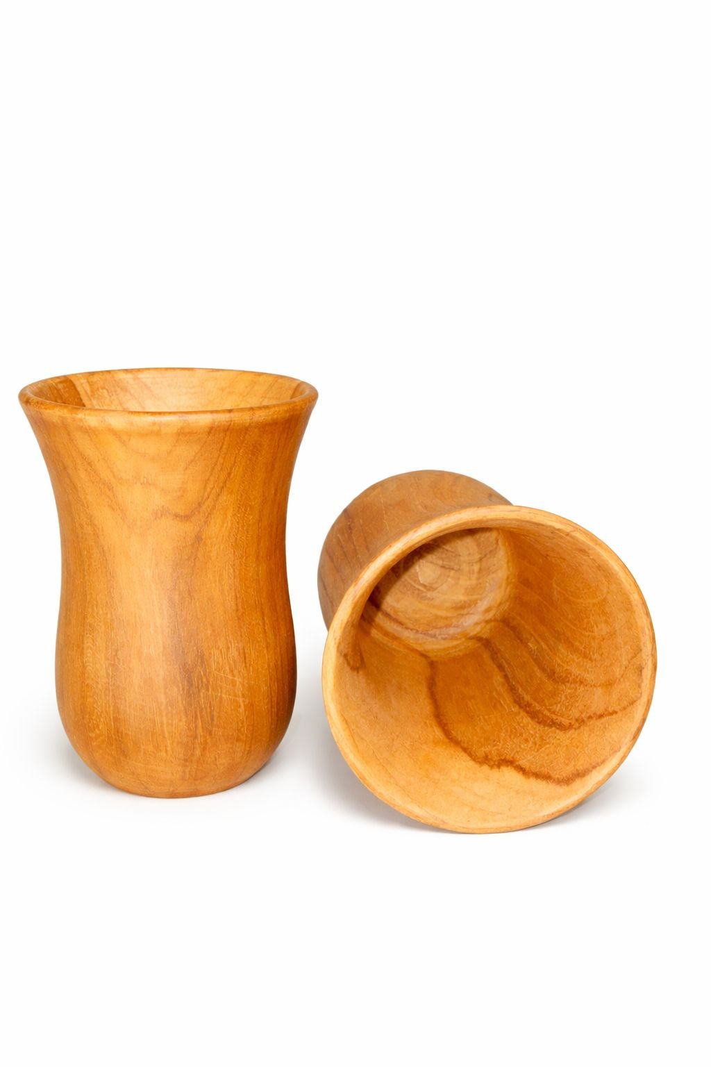 Kanyaka Teak Wood Kasumbal Water Glass- Set of 2