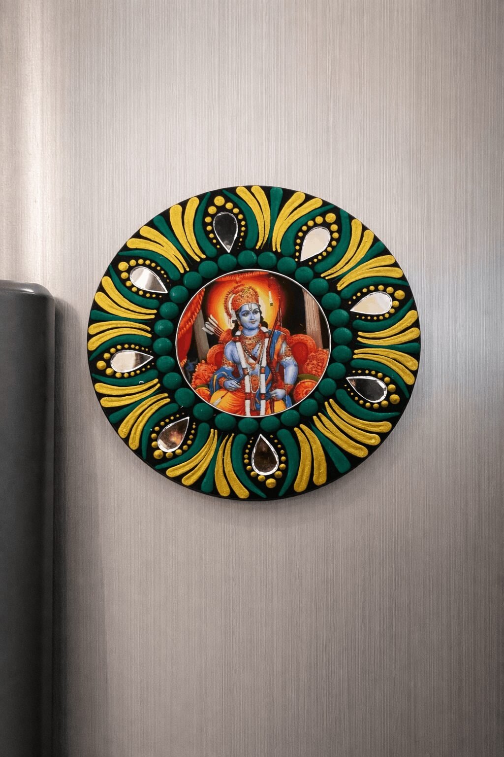 Hand-Painted Mandala- Fridge Magnet