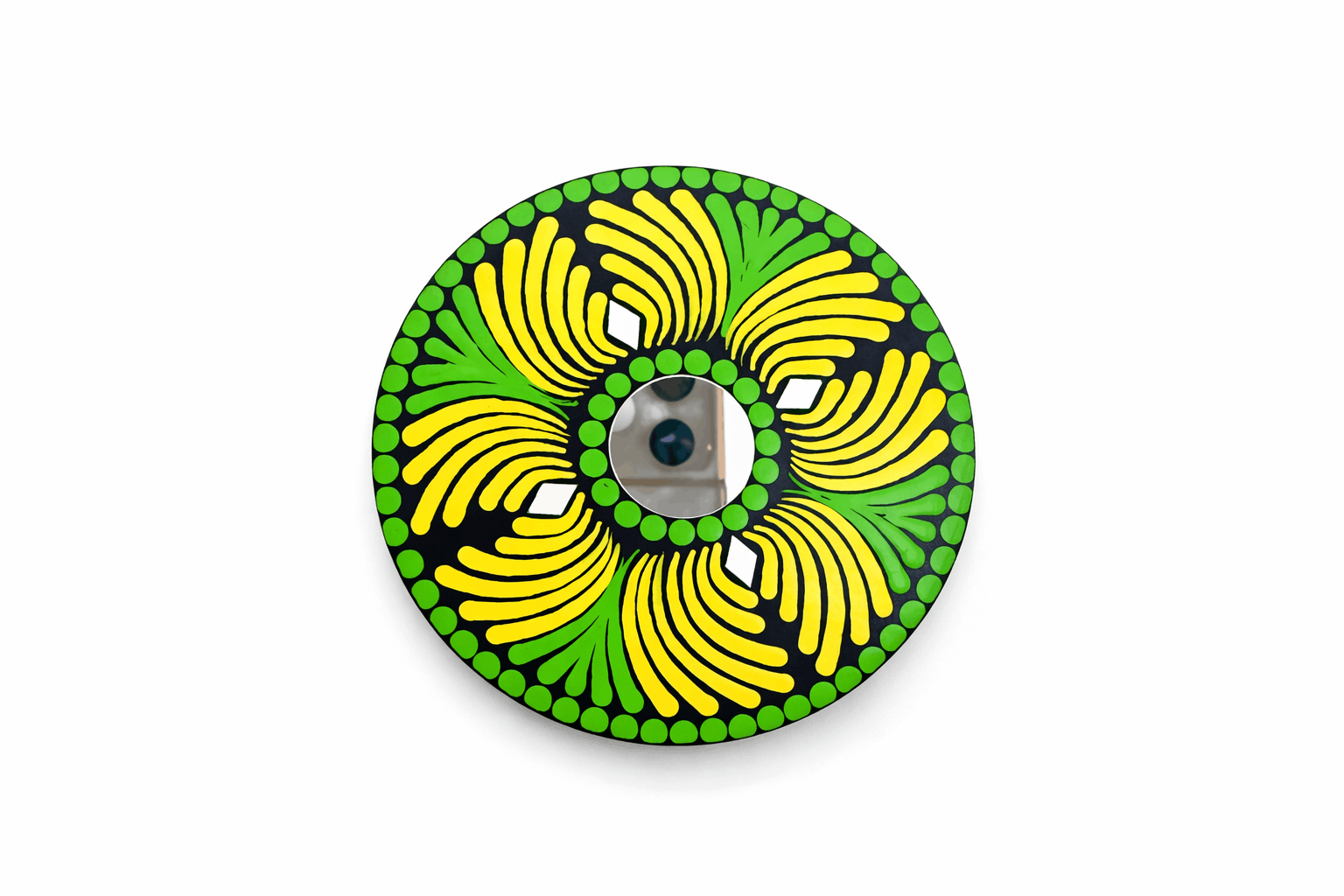 Hand-Painted Mandala-Wooden Coaster - Image 5