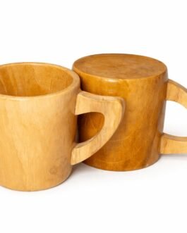 Kanyaka Teak Wood Tea Mug- set of 2
