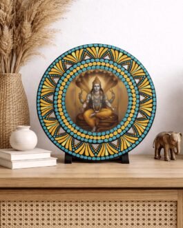 Hand-Painting Dot Madala Home décor-10 inches