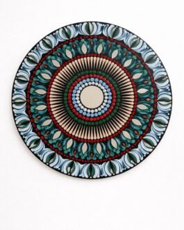 Hand-Painted Mandala Mirror Wall Décor-10 inches