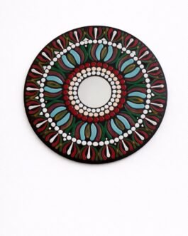 Hand-Painted Mandala Mirror Wall Décor-7 inches