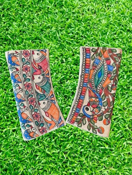 Indian Madhubani-Painting Hand clutch - Image 6